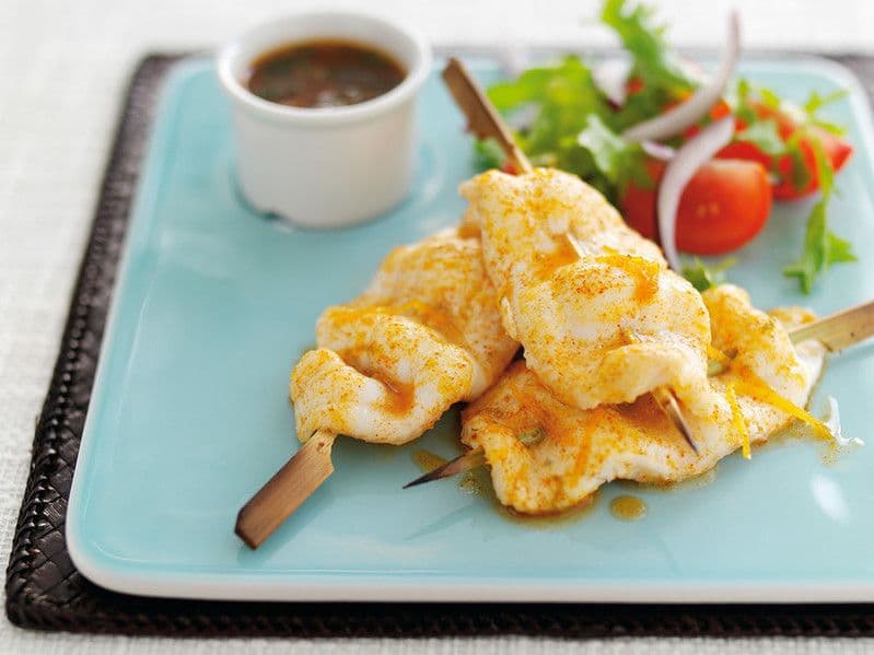 Citrus Lemon Sole Skewers - Hamiltons Fish