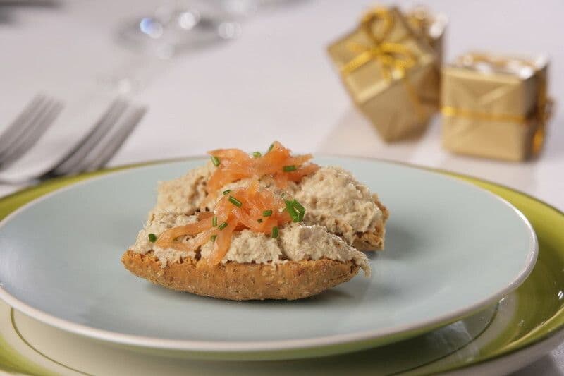 Crusty Salmon Canapes - Hamiltons Fish