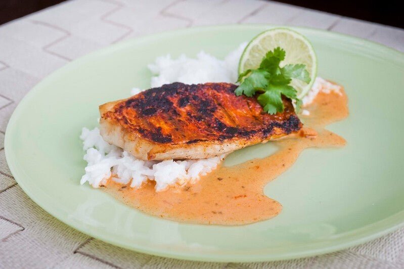 Thai Red Mullet with Coconut Rice - Hamiltons Fish