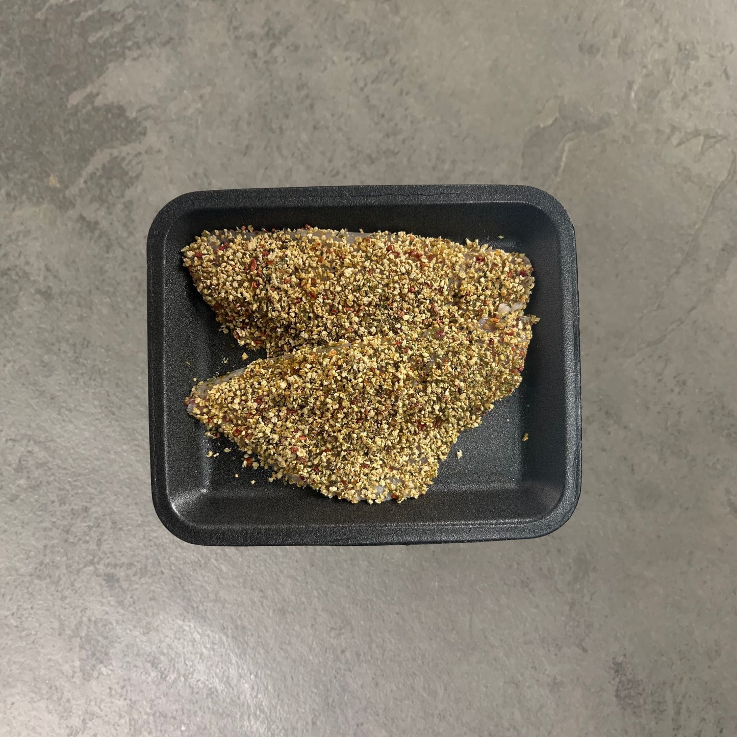 Flavoured Seabream Fillets on a slate background, from Hamiltons Fish