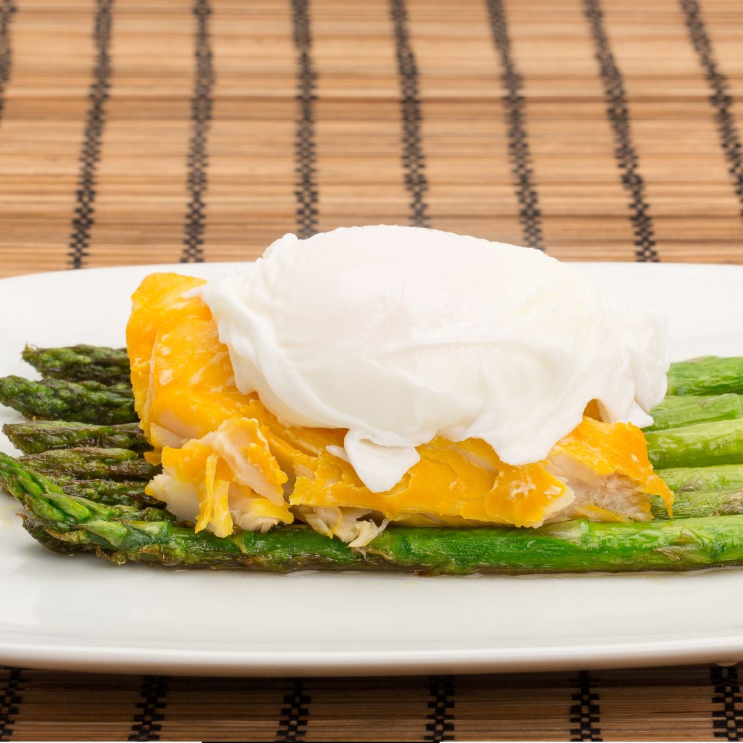 Natural Smoked Hake Fillets on a slate background, from Hamiltons Fish