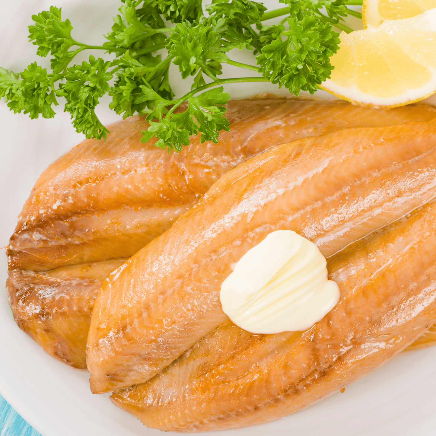 Traditional Kipper Fillets on a slate background, from Hamiltons Fish