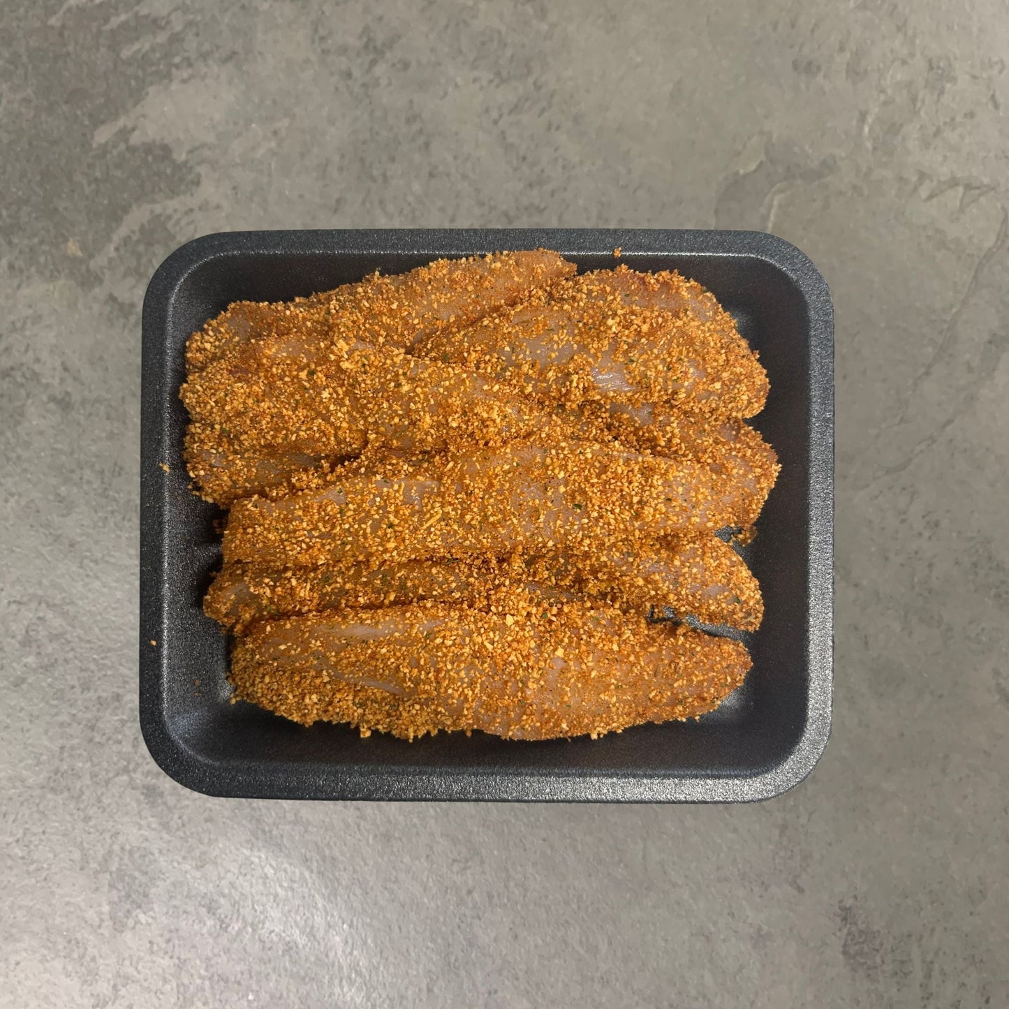 Wild Monkfish Goujons on a slate background, from Hamiltons Fish