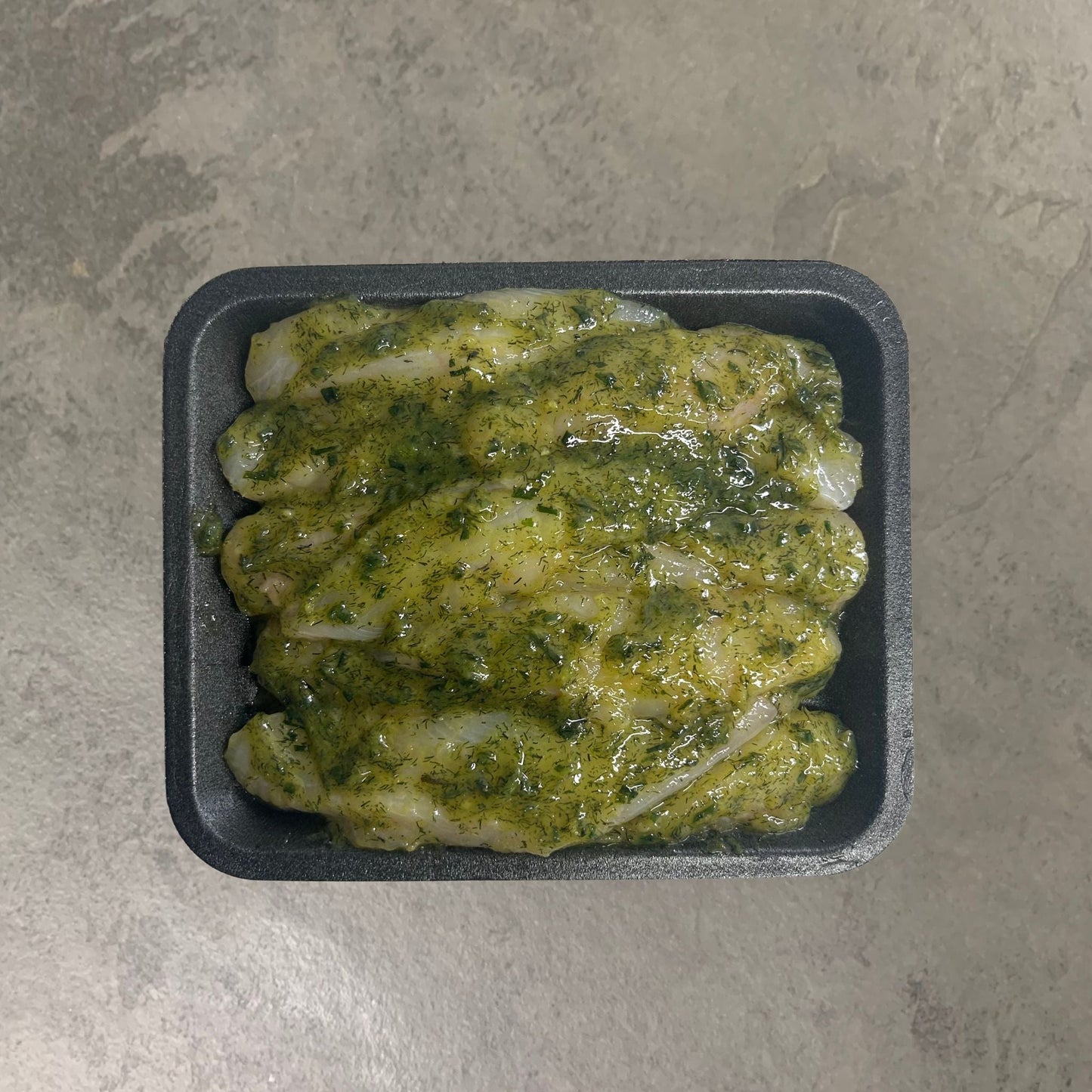 Wild Monkfish Goujons on a slate background, from Hamiltons Fish