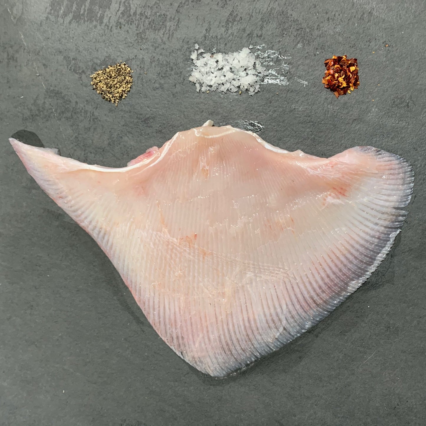 Wild Skate Wings on a slate background, from Hamiltons Fish