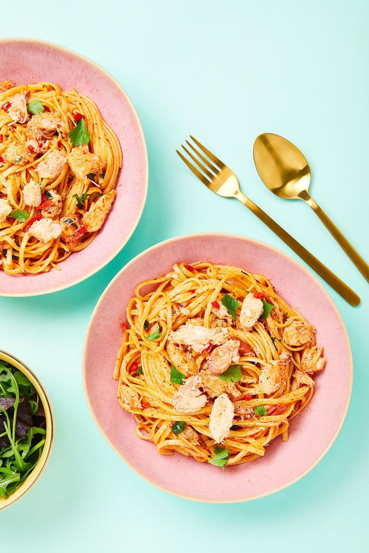 Crab Linguine with a Zesty Twist - Hamiltons Fish