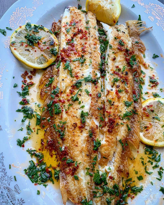 Pan-Fried Dover Sole with Pul Biber Butter - Hamiltons Fish