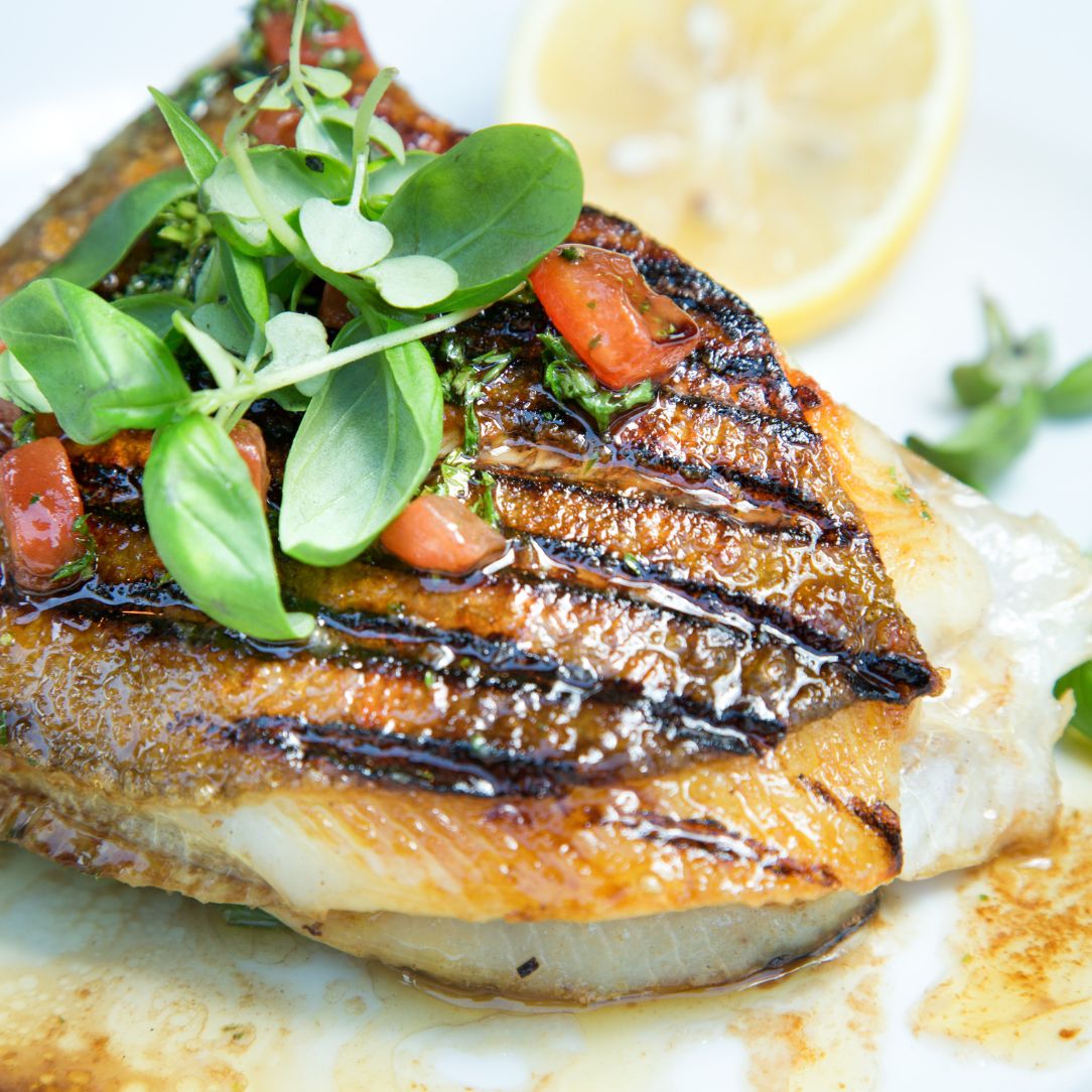 Cooked john dory fillets