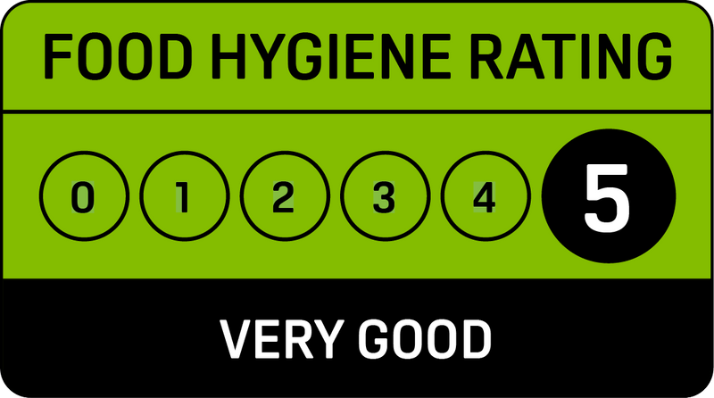5 star very good food hygiene rating