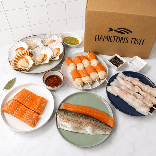 bbq fish box Santa Barbara Market Seafood These Alaskan delicacies are sure to be a crowd Fish Boxes | Hamiltons Fish