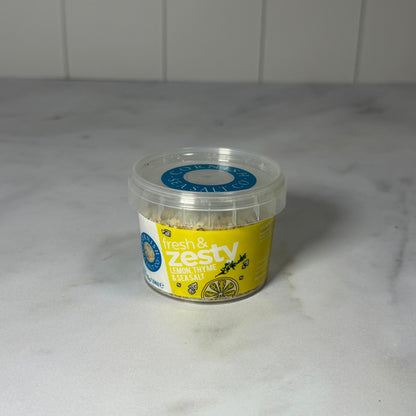 Cornish Sea Salt Fresh & Zesty Cornish Salt (55g) on a slate background, from Hamiltons Fish
