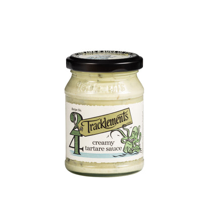 Creamy Tartare Sauce (160g) on a slate background, from Hamiltons Fish