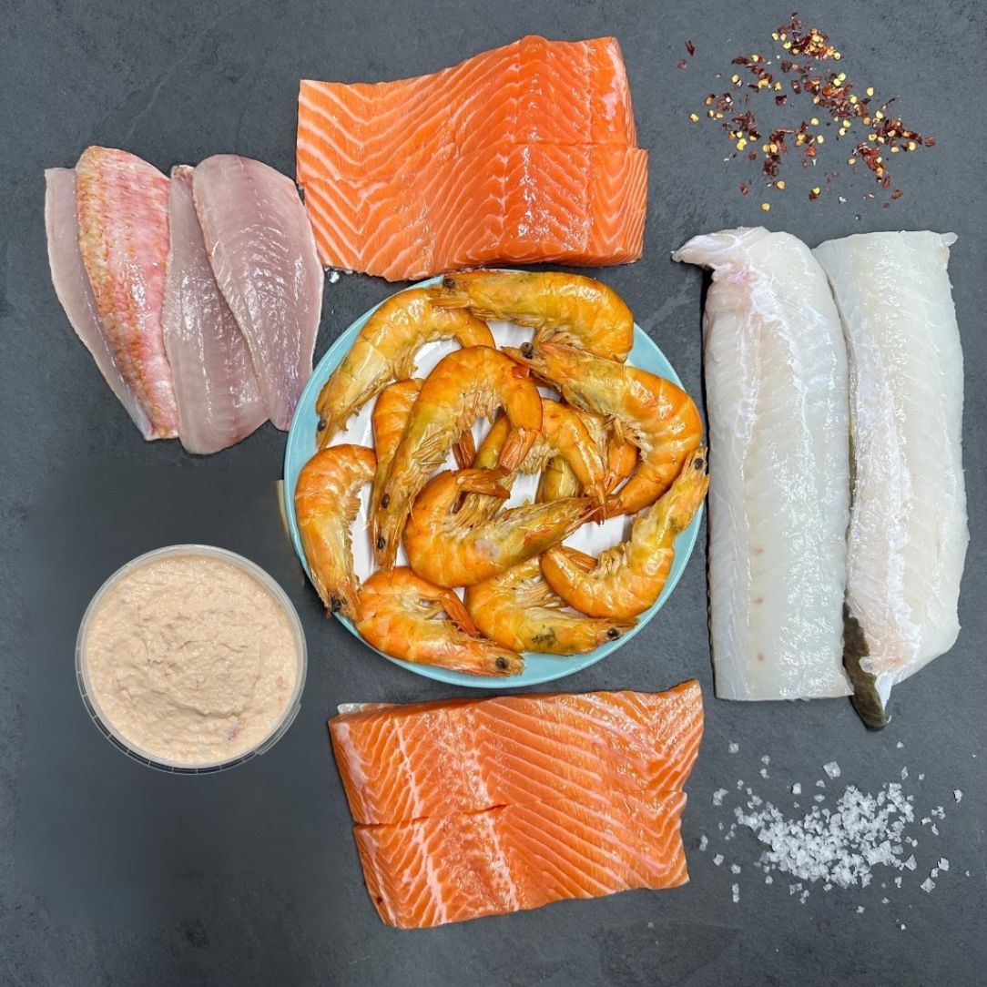 Deluxe Fish Box on a slate background, from Hamiltons Fish