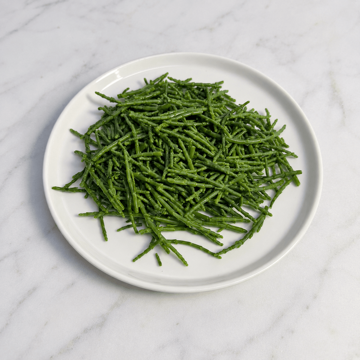 Fresh Samphire on a slate background, from Hamiltons Fish