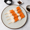 Fresh Scallop & Salmon Kebab Skewers