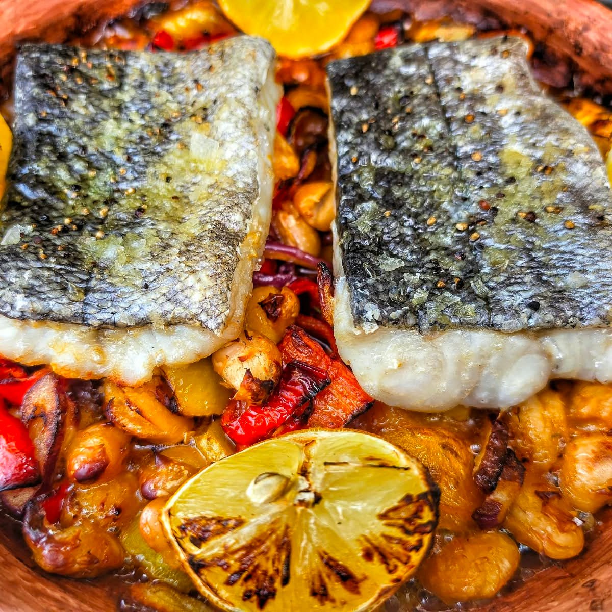 Fresh Wild Hake Fillets on a slate background, from Hamiltons Fish