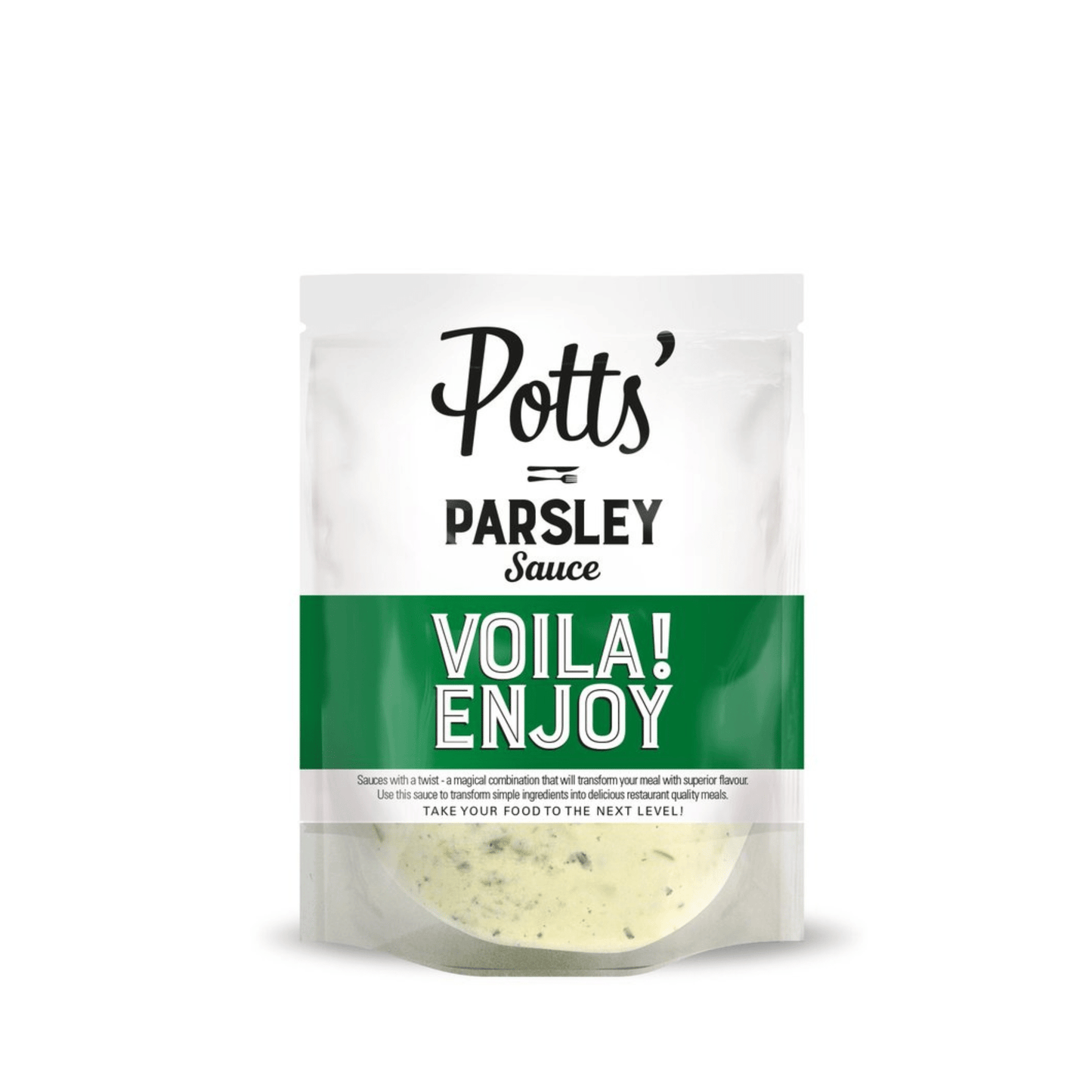 Parsley Sauce (250g) on a slate background, from Hamiltons Fish
