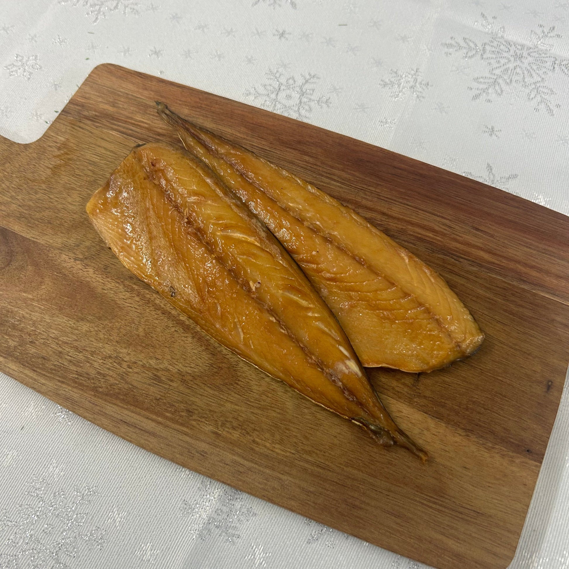 Smoked Mackerel Fillets on a slate background, from Hamiltons Fish