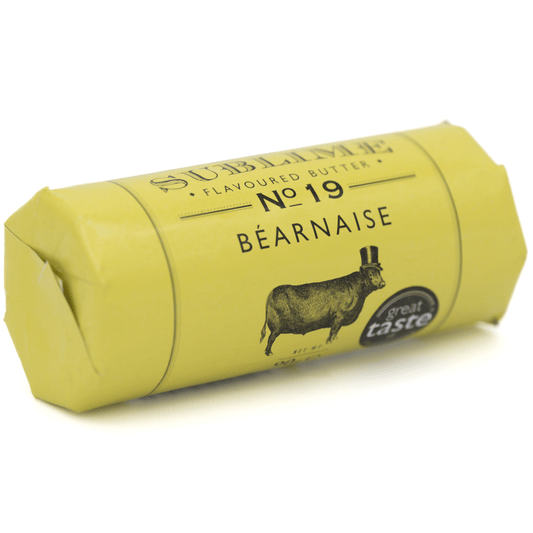 Sublime No. 19 Béarnaise Butter (90g) on a slate background, from Hamiltons Fish
