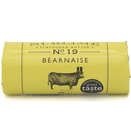 Sublime No. 19 Béarnaise Butter (90g) on a slate background, from Hamiltons Fish