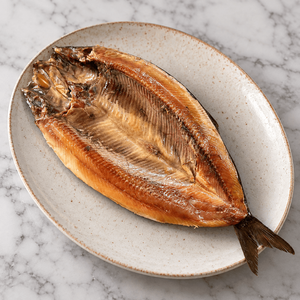 Traditional Whole Kippers on a slate background, from Hamiltons Fish