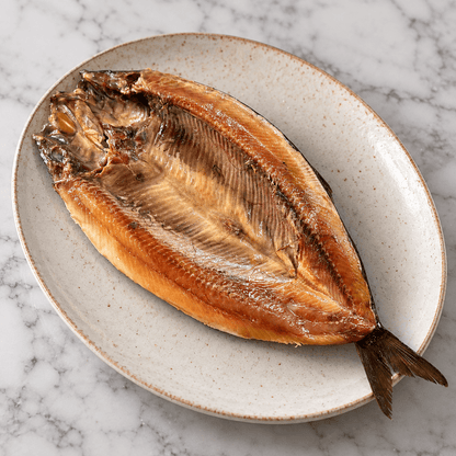 Traditional Whole Kippers on a slate background, from Hamiltons Fish