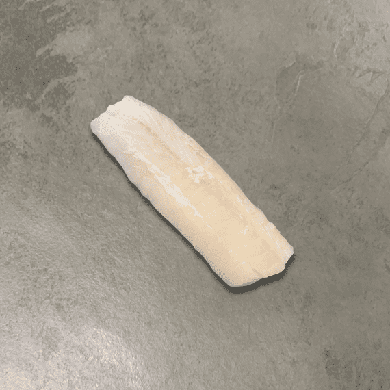 Wild Cod Loin on a slate background, from Hamiltons Fish